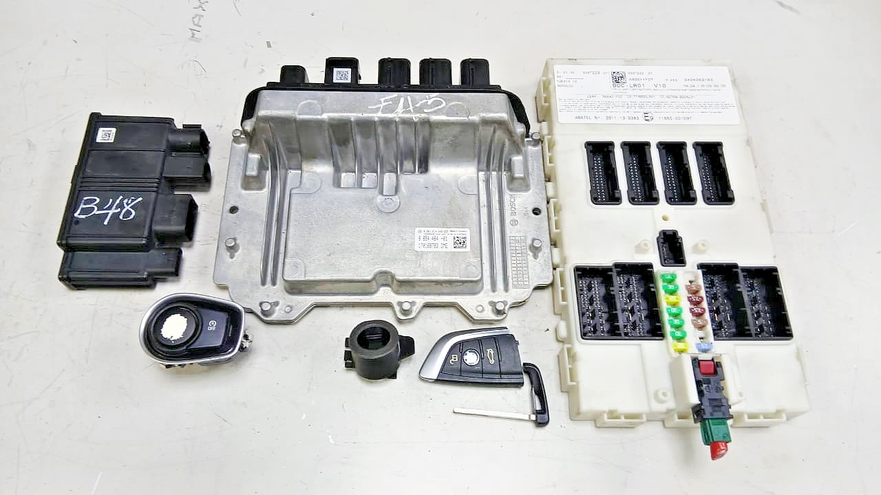 BMW 220i F45 2015 B48 ENGINE CONTROL UNIT ECU KIT DME 8654464