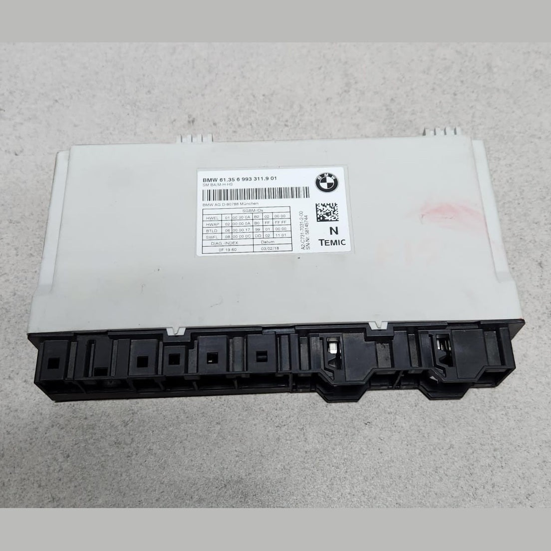2015-2018 BMW X5 Seat Control Module 6993311  X5 F15 320i 330i and X1 