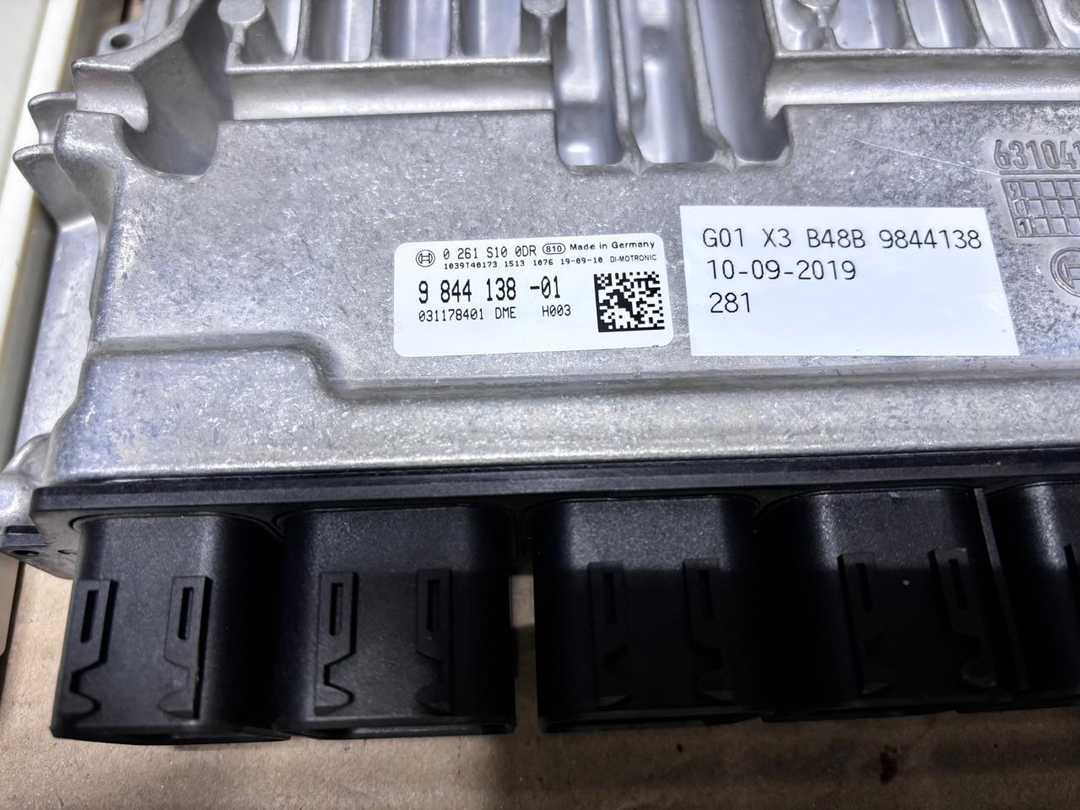 BMW G01 X3 B48B 10/09/2019 ENGINE CONTROL UNIT COMPLETE SET + KEY  -9844138