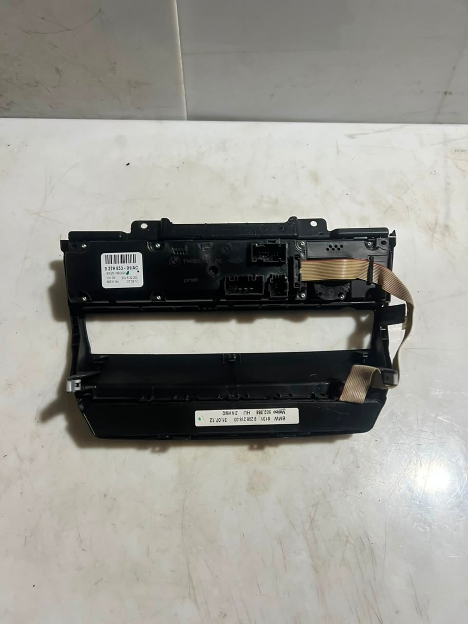 2007-2014 BMW X5 E70 and X6 E71 E72 A/C Climate Control Panel 9279653 OEM