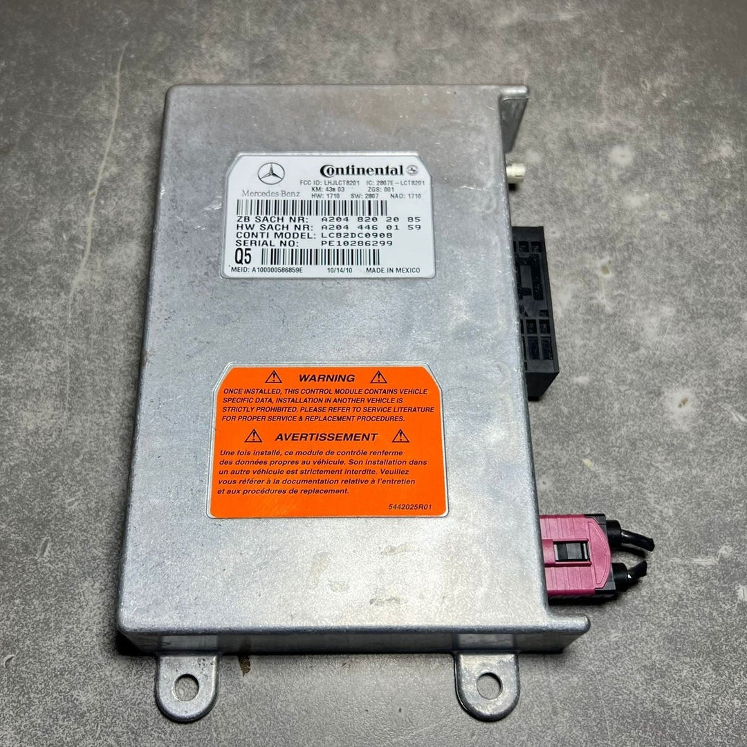 06-12 Mercedes W164 Voice Command Communication Control Module A204 8202085 OEM