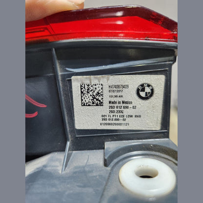 2017-2020 BMW X3 Tail Light 7408734 X3 G01 G08 ECE EUROPE VERSION 