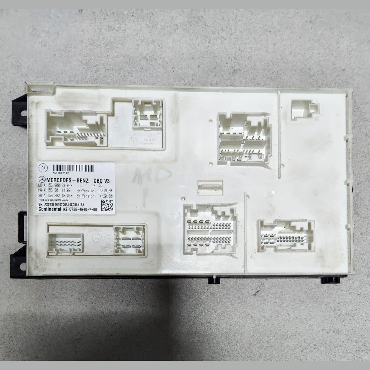 2015 Mercedes-Benz B180 Signal Acquisition Actuation Module A1569003302