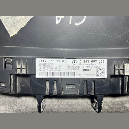 14-17 Mercedes-Benz W117 CLA 250 Instrument Cluster Speedometer A117 9007301 OEM