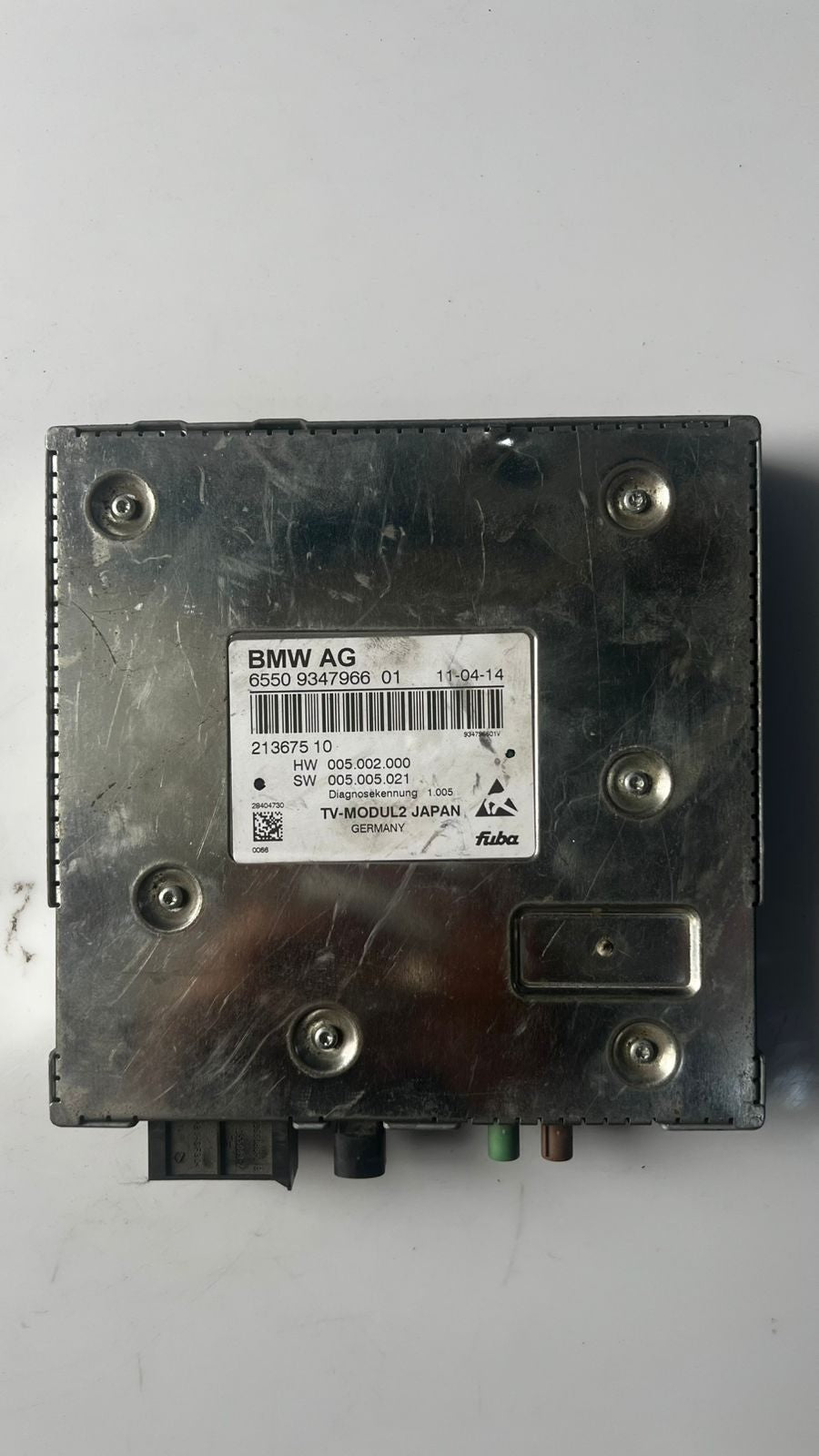 BMW F30 F31 F80 M3 F10 F18 5' F12 F13 6' Tv Module 9347966