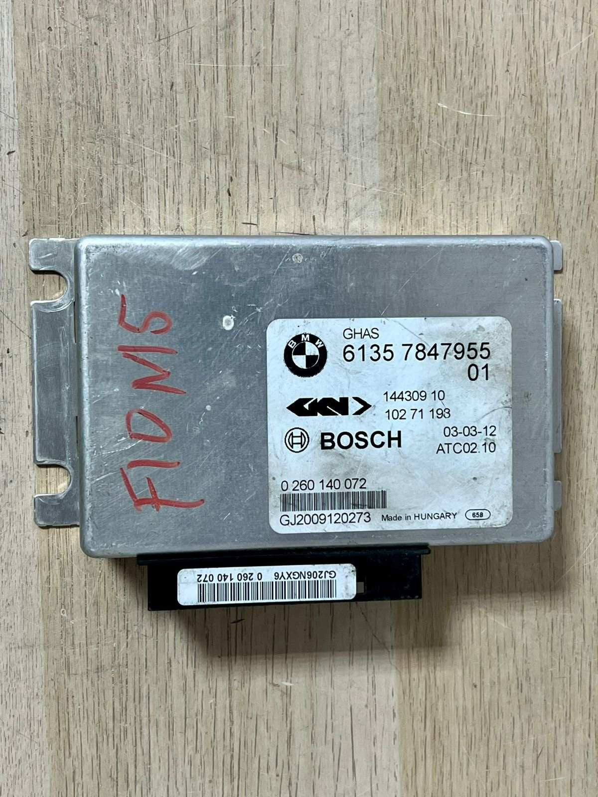 2012 BMW M6 Differential Lock Control Module 6135 7847955 M5 F10 and M6.
