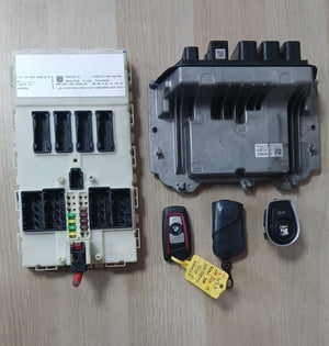 BMW 118i 318i F20 F30 2015 B38 ECU DME Set 8662411 Complete Kit w/ Key OEM