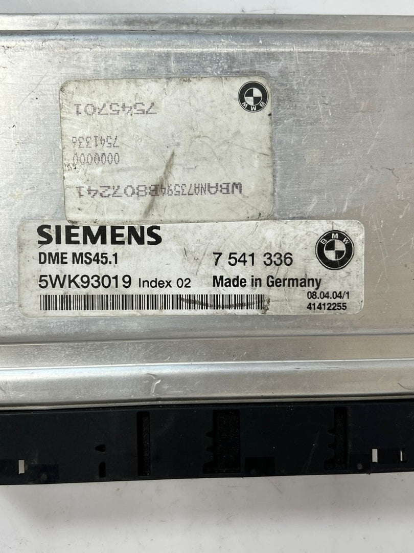 2001-2006 BMW 325i 330I Engine Control Module ECM 7541336 OEM