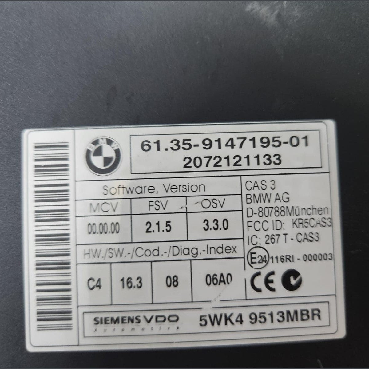 BMW Engine Control Unit 7641003 R55 R56 N14 1.6 174HP ECU SET 