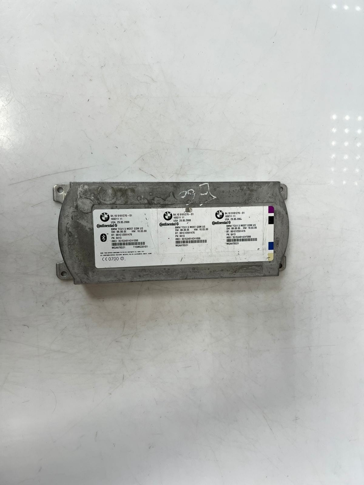 2008-16 BMW 328i E90 E92 E82 E88 Telematics Bluetooth Control Module 9181276 OEM