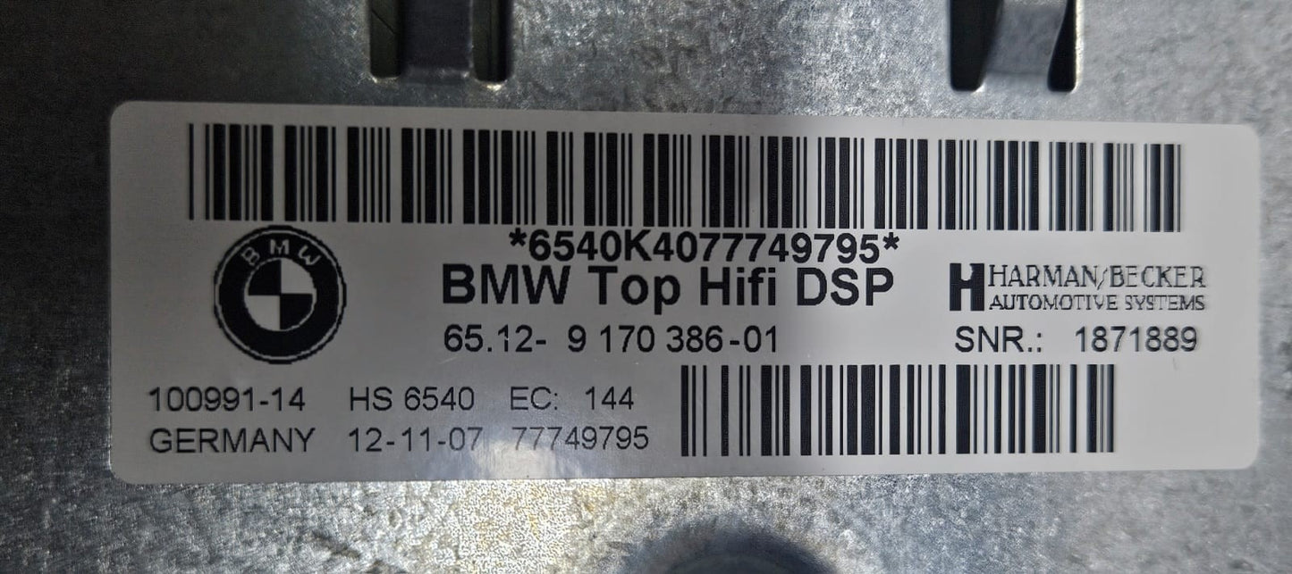 2008-10 BMW 128i E60 E87 E90 E92 E64 Top HIFI DSP Audio Amplifier 9170386 OEM