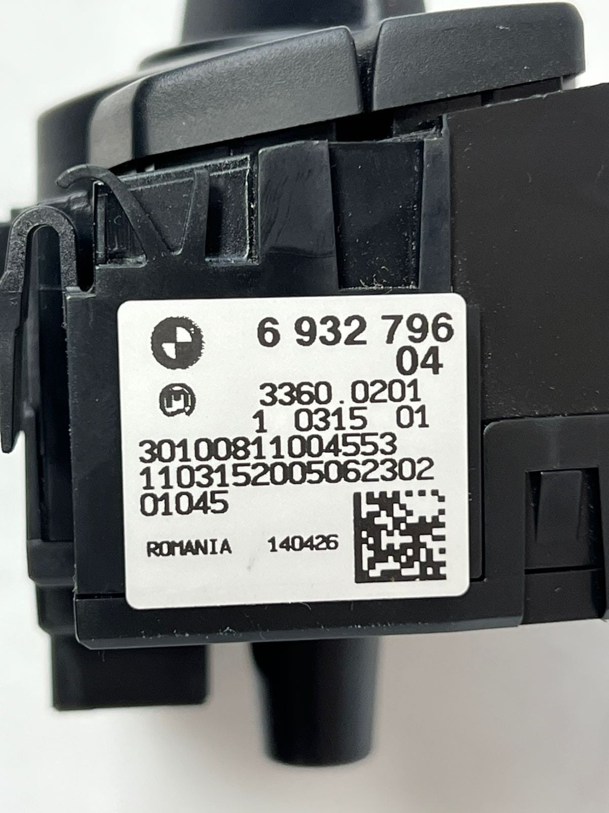 BMW 3 Series E90 330D Headlight Switch CONTROL UNIT 6932796 OEM