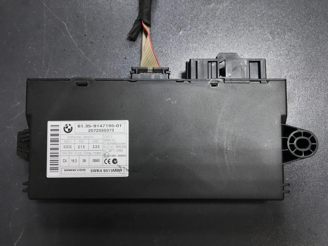 BMW 325i 2007 E90 N52N ENGINE CONTROL ECU UNIT SET DME  MSV80.0 7581123