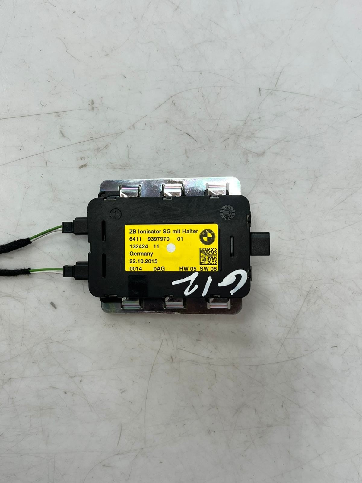 2016-2022 BMW 740i 7 Series G11 G12 Air Ionizer Control Module 9397970 OEM