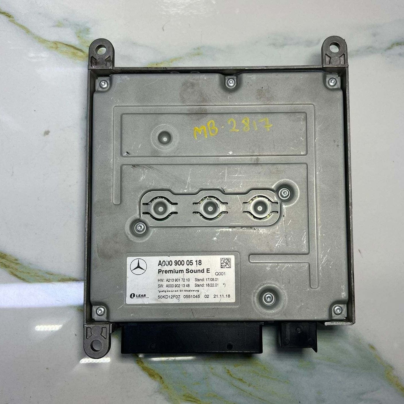 Mercedes-Benz Control Unit Sound System A0009000518 W205 C-Class