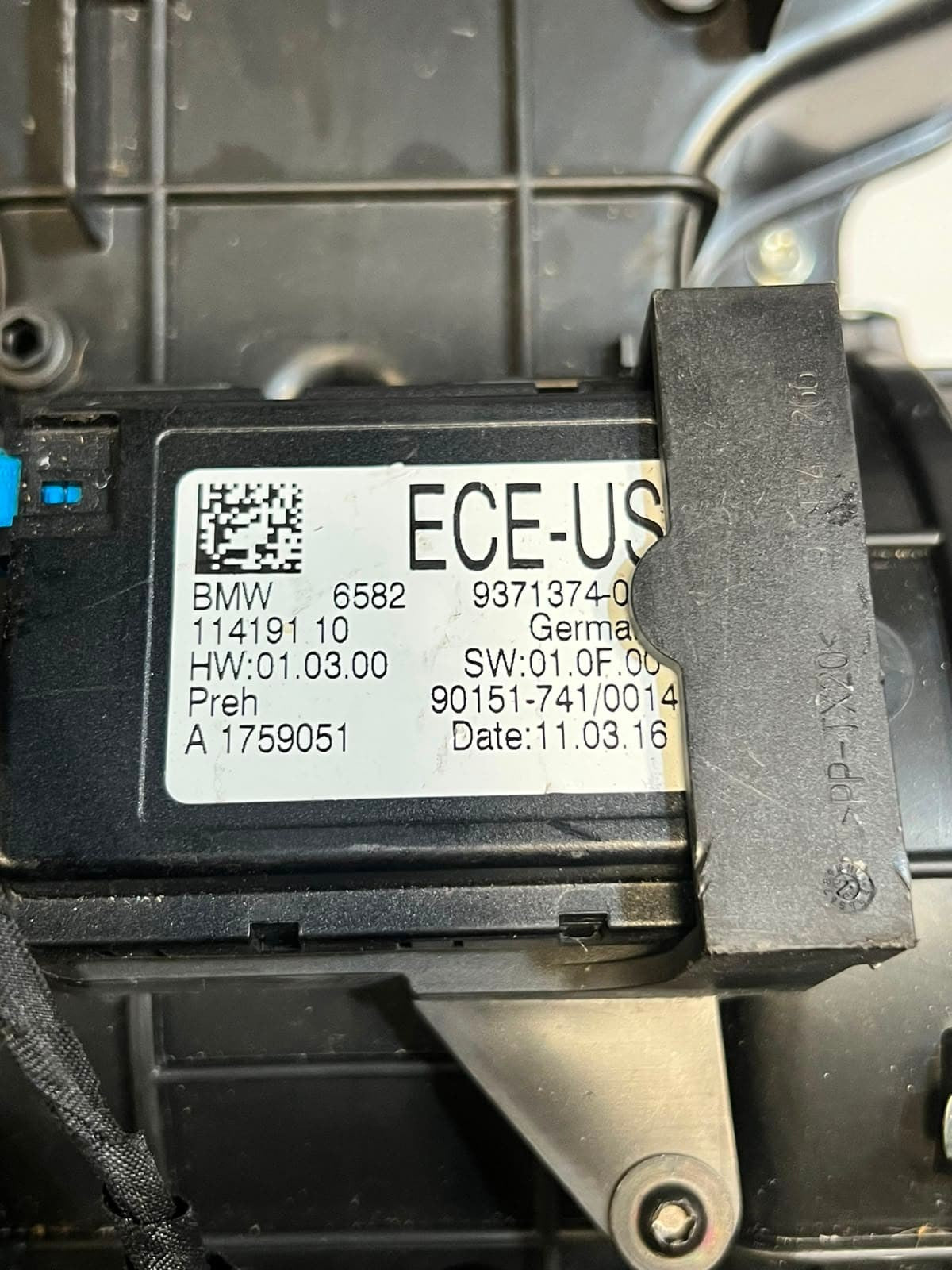 2014-2018 BMW X5 F15 and X6 F16 Rear Blower AC SEAT HEATING Motor 9266627 OEM