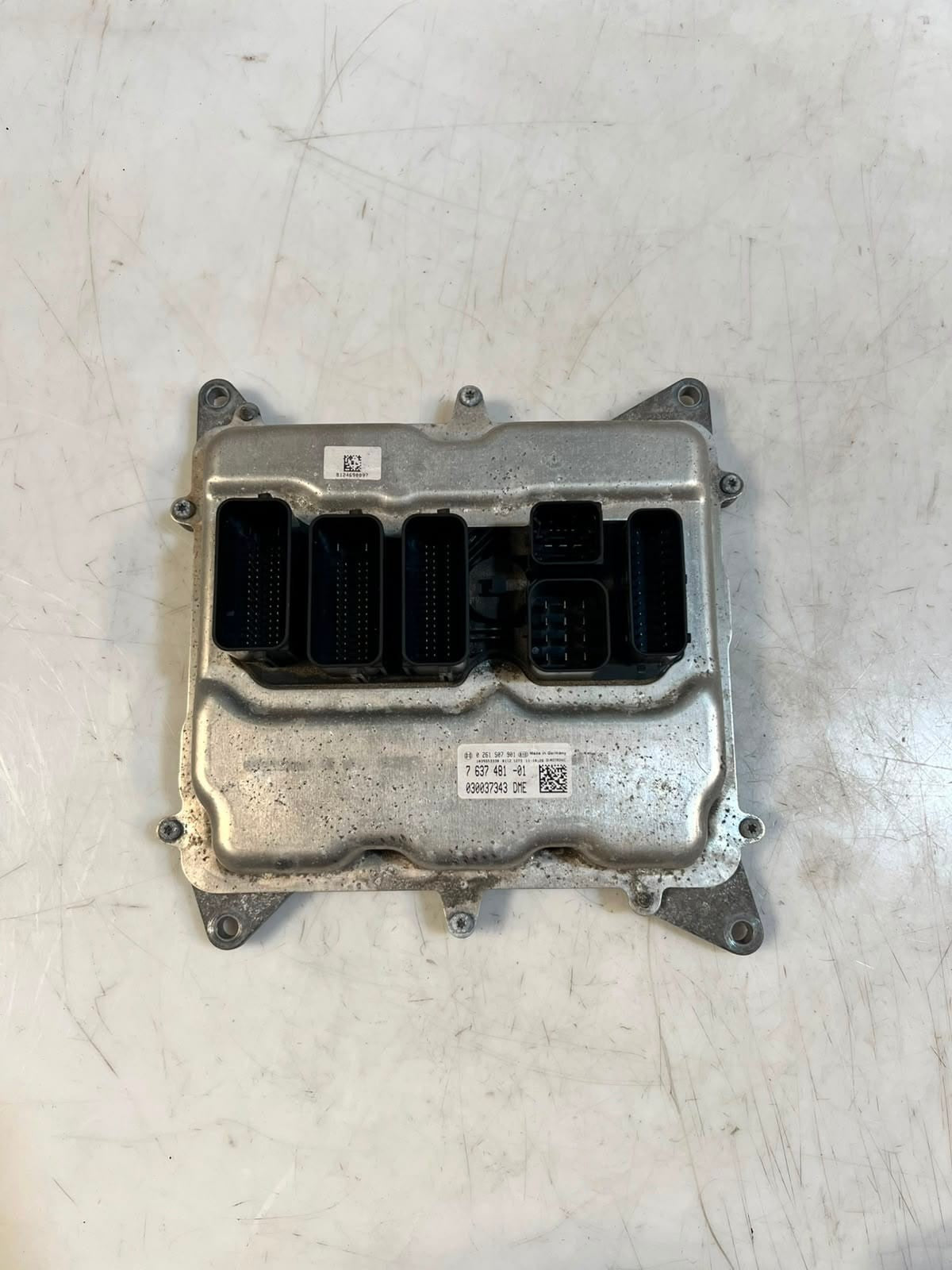 BMW F10 N20 Engine Control Unit ECU COMPLETE SET DME +CAS4+1KEY 7637481 OEM