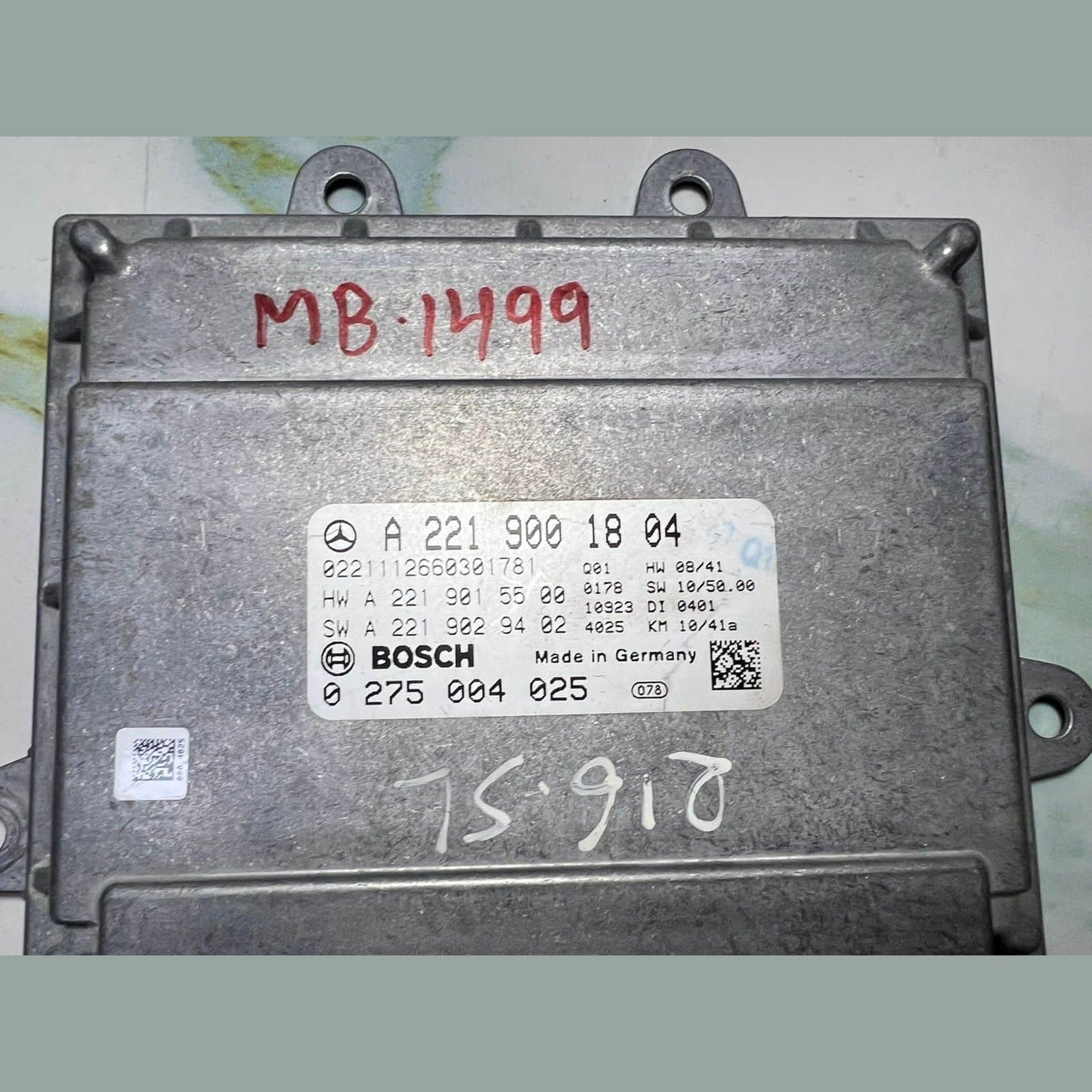 Mercedes Night Vision System Control Module A2219001804 S-Class W221