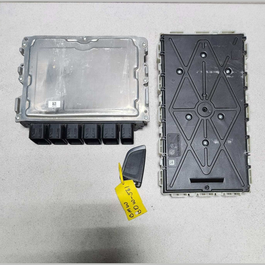 2017-2020 BMW X3 Engine Control Unit 8475483 G01 2.0 B48 ECU SET 