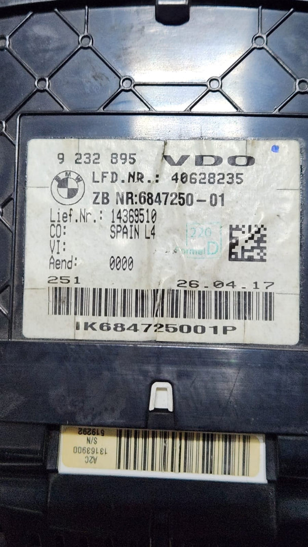 BMW 3 Speedometer Instrument Cluster 6847250 3 Series F30 F35 F31 OEM