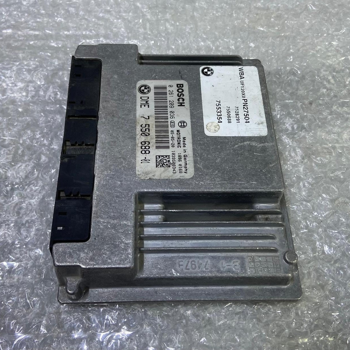 OEM BMW E81 E87 E90 N45 ENGINE CONTROL UNIT ECU MODULE ONLY 7550688