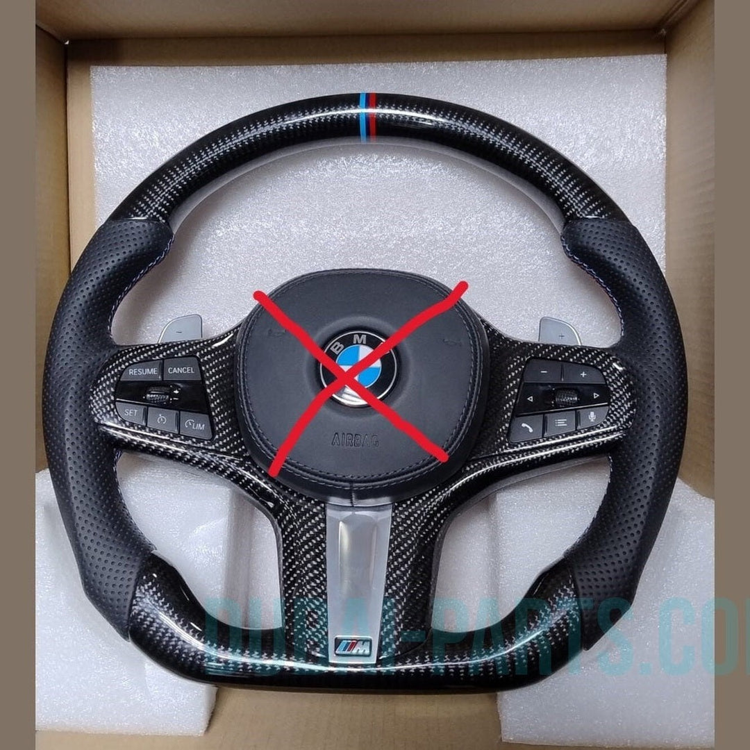 New Real Carbon Fiber Steering Wheel BMW G05 G06 G07 Sport With Paddle Shifts
