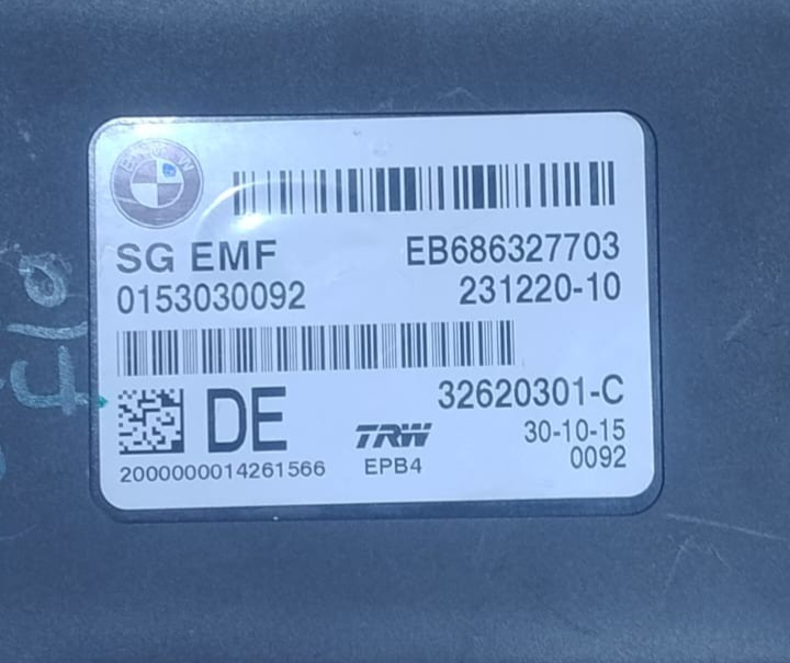 BMW F06 F10 F11 F12 F13 F25 X3 EMF ELECTRONIC PARKING BRAKE MODULE 6863277