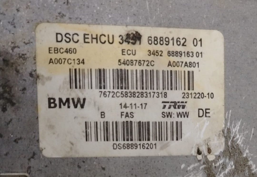 OEM BMW X3 G01 2018kW ABS Control Unit 6889162 DSC EHCU
