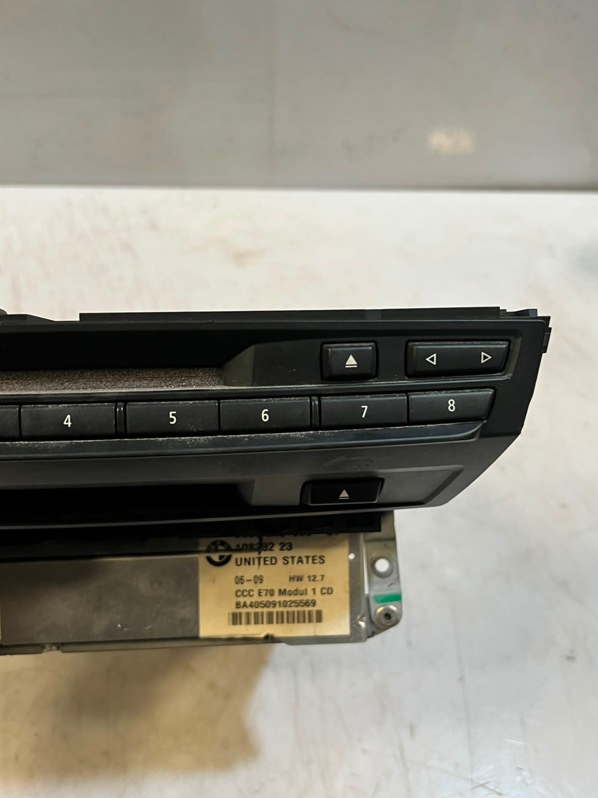2010-2013 BMW X5 E70 Radio Stereo Sat Nav CCC CD Player Head Unit 9191568