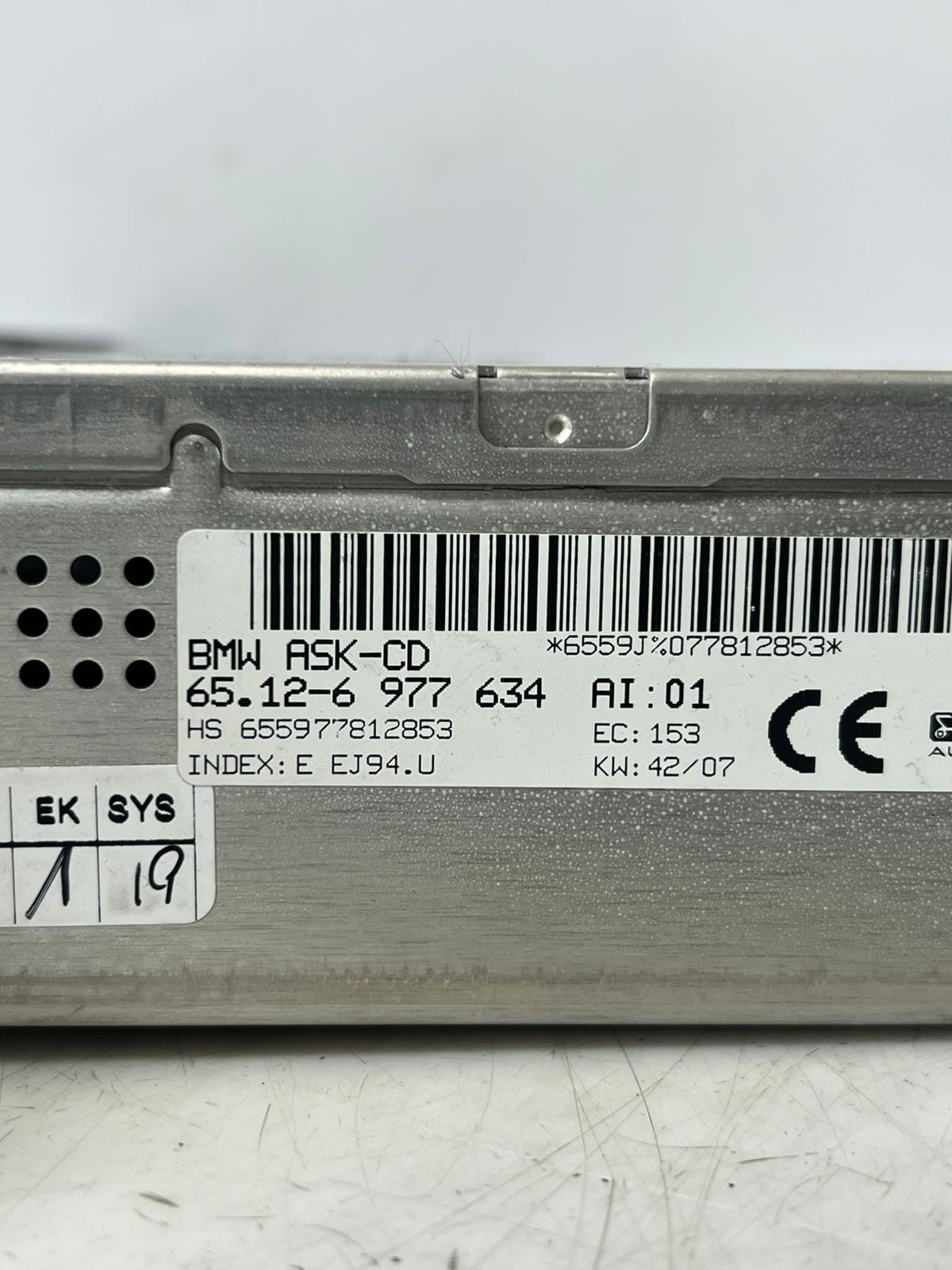 2005 BMW 745Li 7 Series E65 E66 E67 Cd Audio System Controller Player 6977634