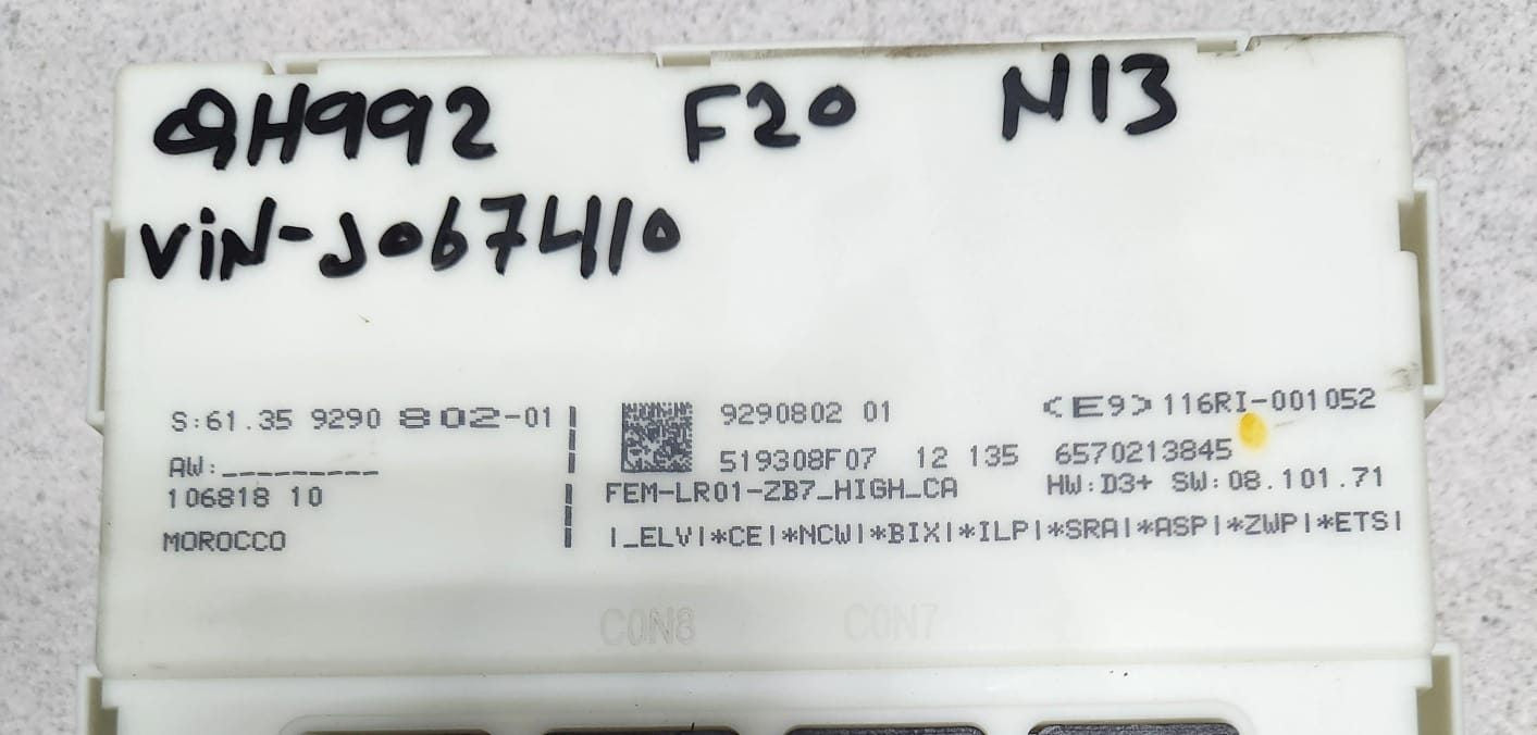 2012-2015 BMW 118i Engine Control Unit 8638198 N13 116i 316i F20 F30 ECU SET