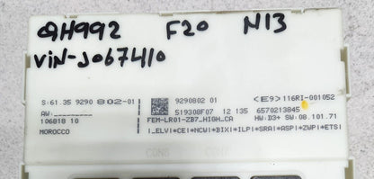 2012-2015 BMW 118i Engine Control Unit 8638198 N13 116i 316i F20 F30 ECU SET