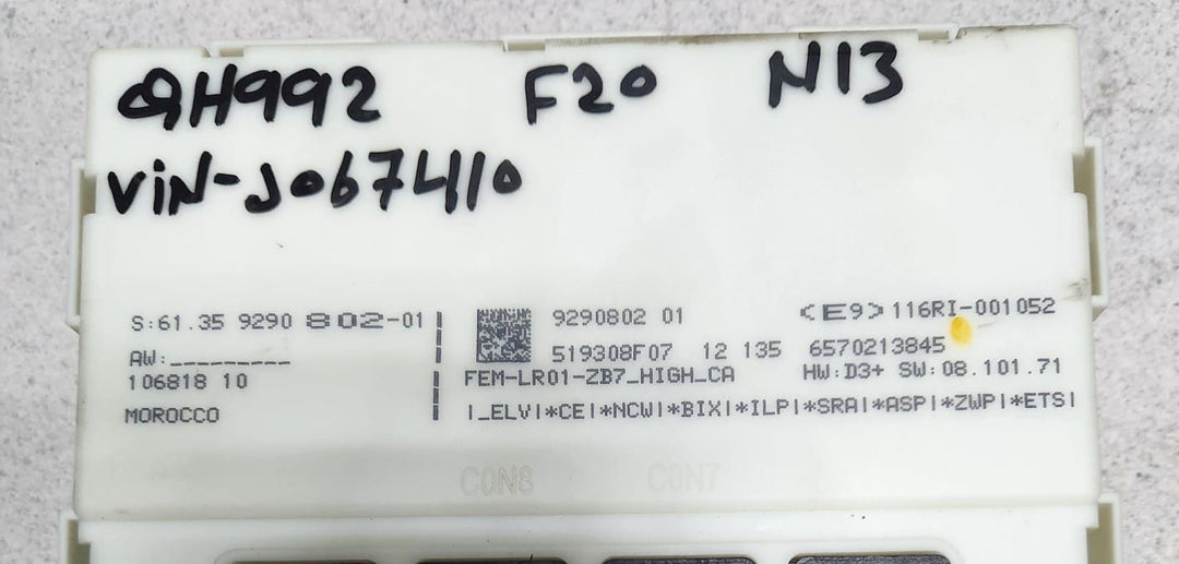 2012-2015 BMW 118i Engine Control Unit 8638198 N13 116i 316i F20 F30 ECU SET