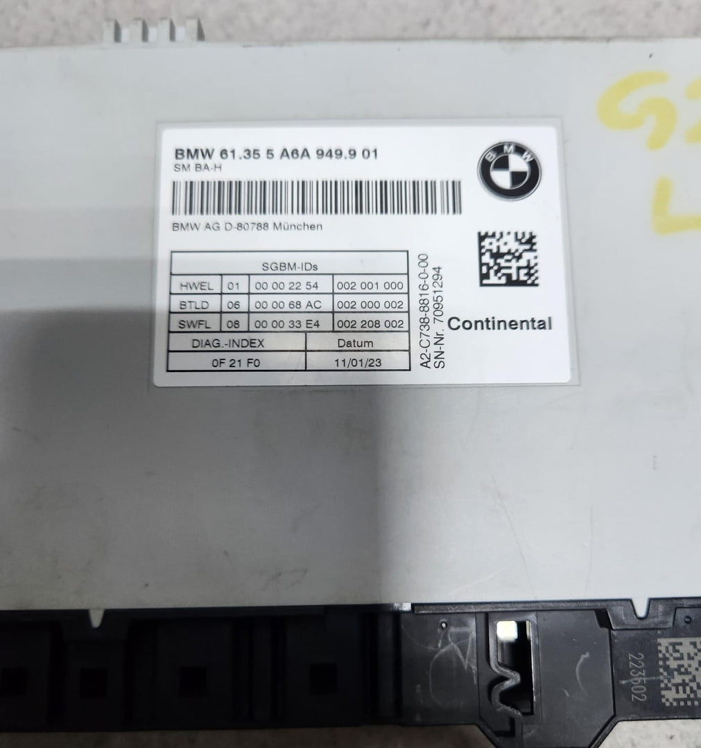 2020-2024 BMW M240i Front Seat Control Module 5A6A949  M240i X3 G01 iX and M3