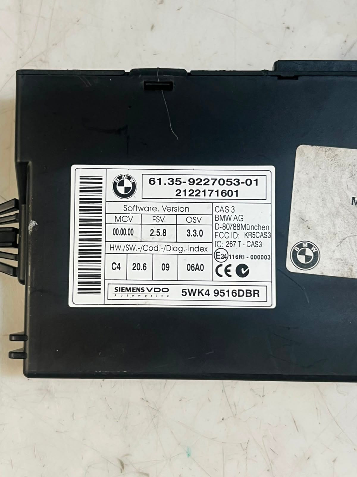BMW X5 E70 X6 E71 N57 Engine Control Unit ECU SET DDE+CAS3+1KEY 8506570 OEM