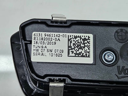  9461142-BMW X5 G05 RHD Headlight Control Switch With Led Fog Lights OEM