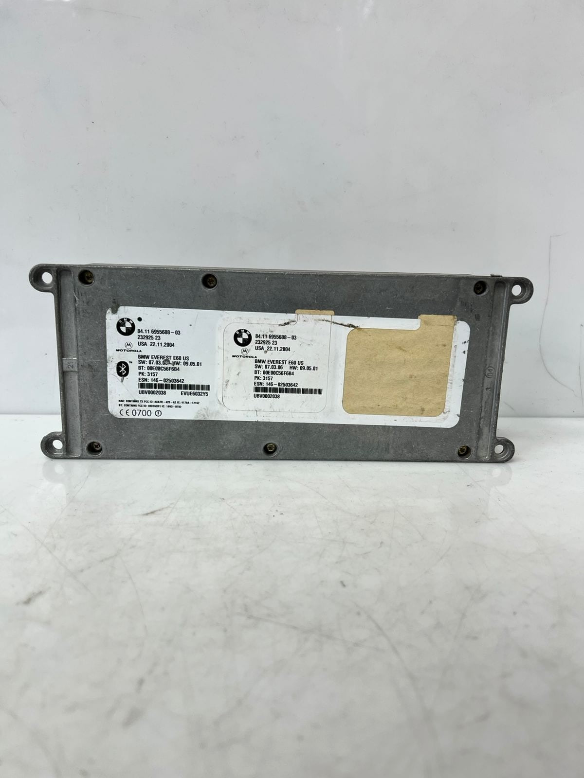 2005 BMW 525i 5' 6' E60 E63 E64  Bluetooth Telematics Control Module 6955688 OEM