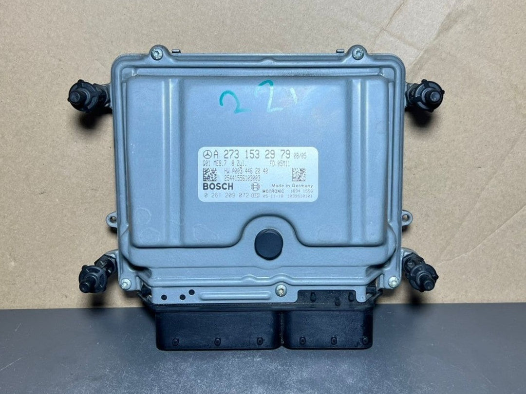07-12 Mercedes W221 S-Class Engine Control Module Unit ECM ECU A273 1532979 OEM