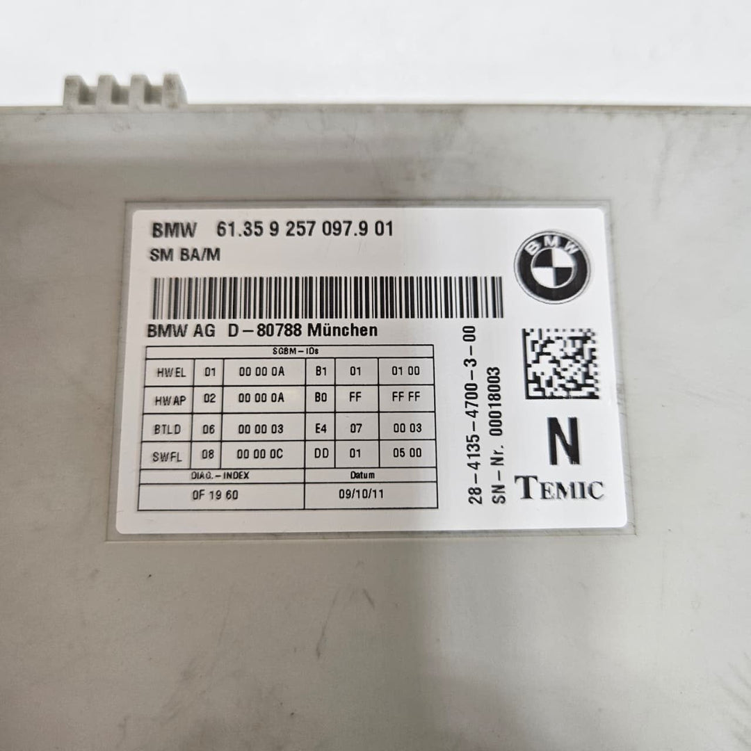 2011-2017 BMW X3 F25, F30 320d X4 Front Right Seat Control Module 9257097