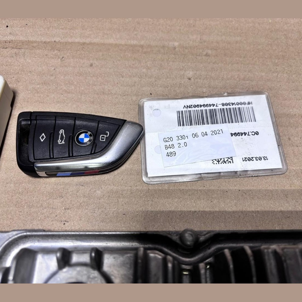 BMW G20 330i B48 2.0 06-042021 ENGINE CONTROL UNIT COMPLETE SET +KEY - (5A40107)