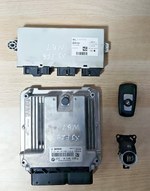 Load image into Gallery viewer, BMW X3 F25 N57 Engine CONTROL MODULE ECU Kit DDE+CAS4 + 1KEY 8586539 OEM