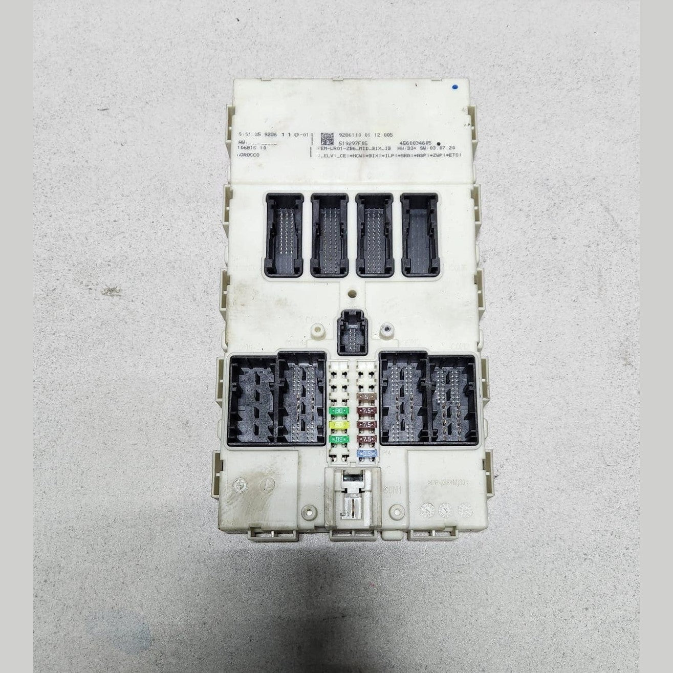 2012 BMW 328i Body Control Comfort Module 9286110