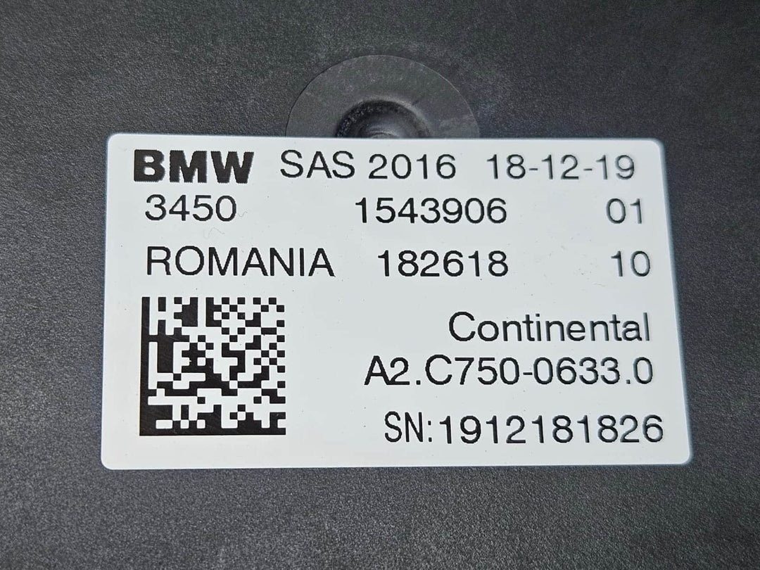 2016-2024 BMW X3 G01 SAS Control Module 1543906 OEM