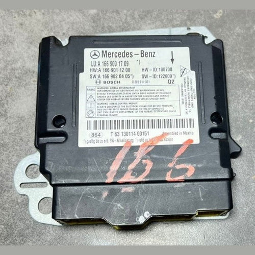2013–2016 Mercedes-Benz W166 GL-Class SRS Control Module Unit A166 9001709 OEM