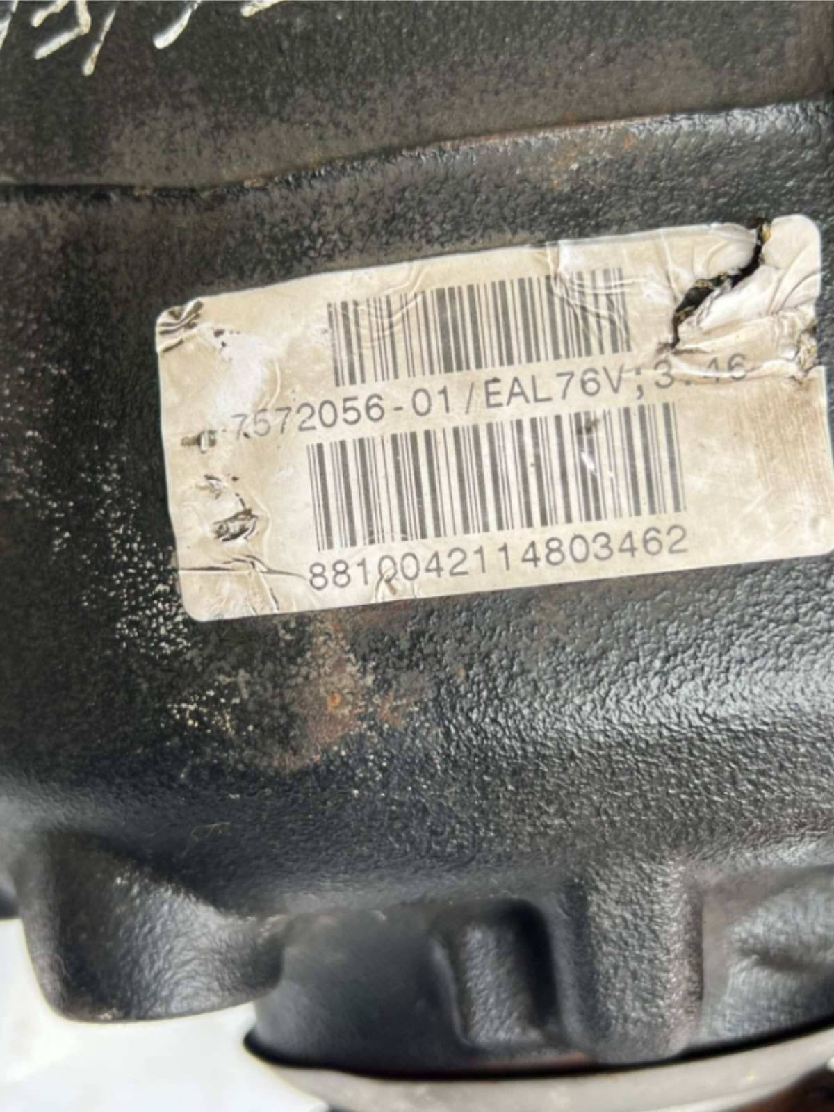 2007-2012 BMW 335i  E90 E92 N55 Rear Differential Axle Carrier 7572056 - 3.46 