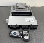 قم بتحميل الصورة إلى عارض الصور، OEM BMW F01 N54 ENGINE CONTROL UNIT ECU SET DME MSD87.2 7633038 USED