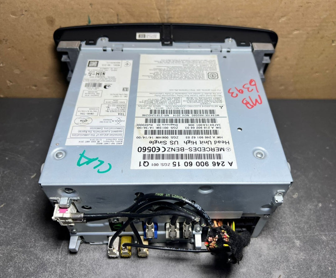 2013–2015 Mercedes-Benz W246 CLA Head Unit CD Player A246 9006015 OEM