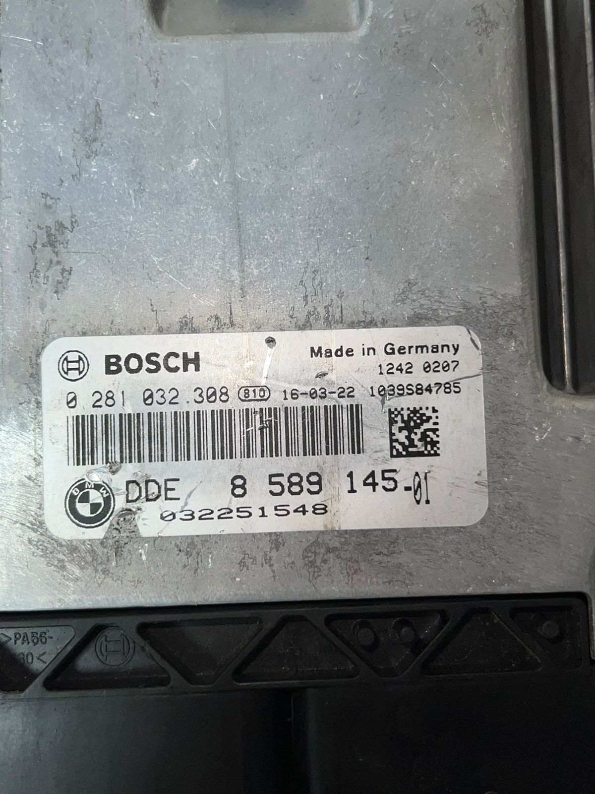 14-18 MINI COOPER D F54 F55/F56 2.0 DIESEL MANUAL ENGINE ECU 8589145