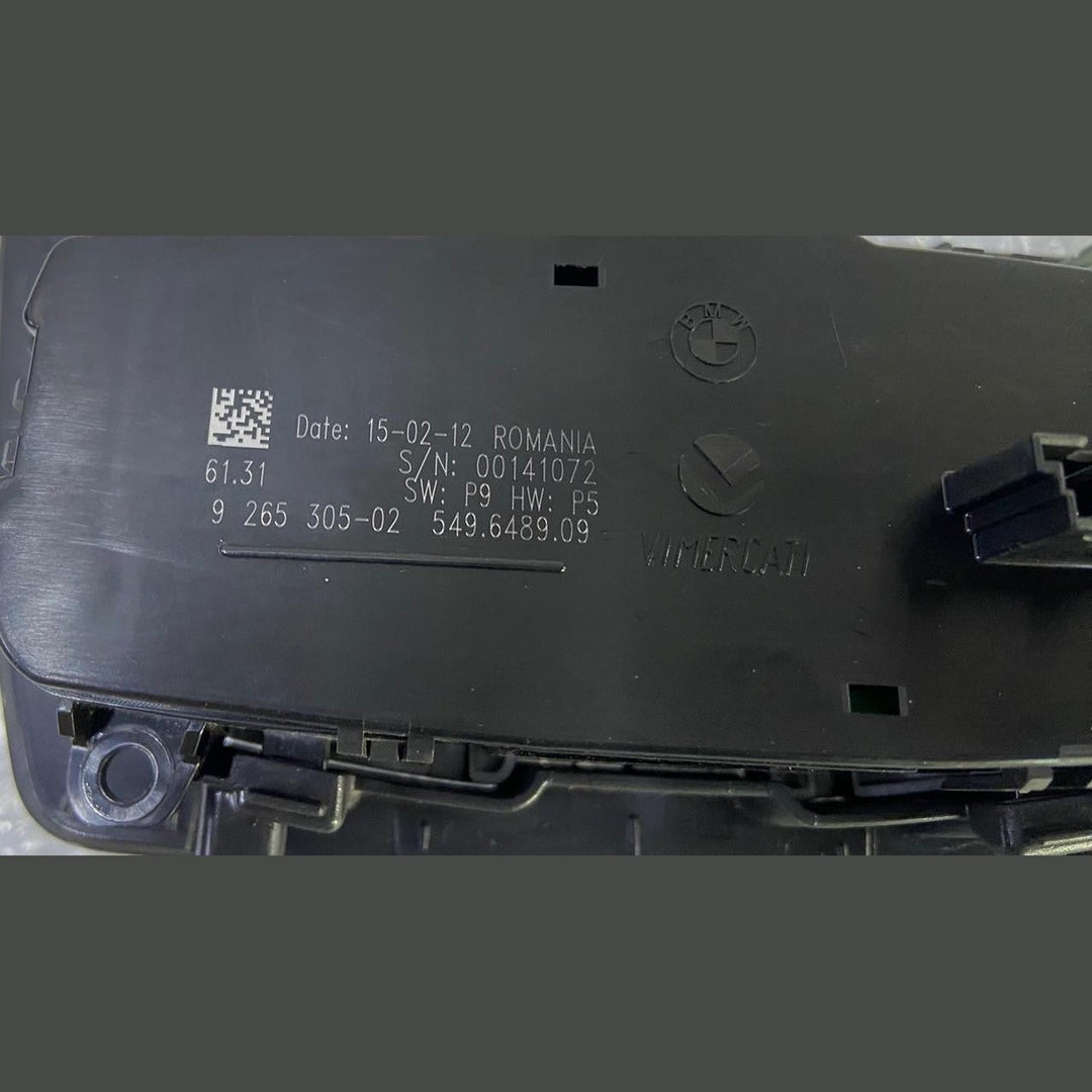 OEM BMW F20 F21 F30 F31 F32 Headlight Switch Light Control Unit 9265305