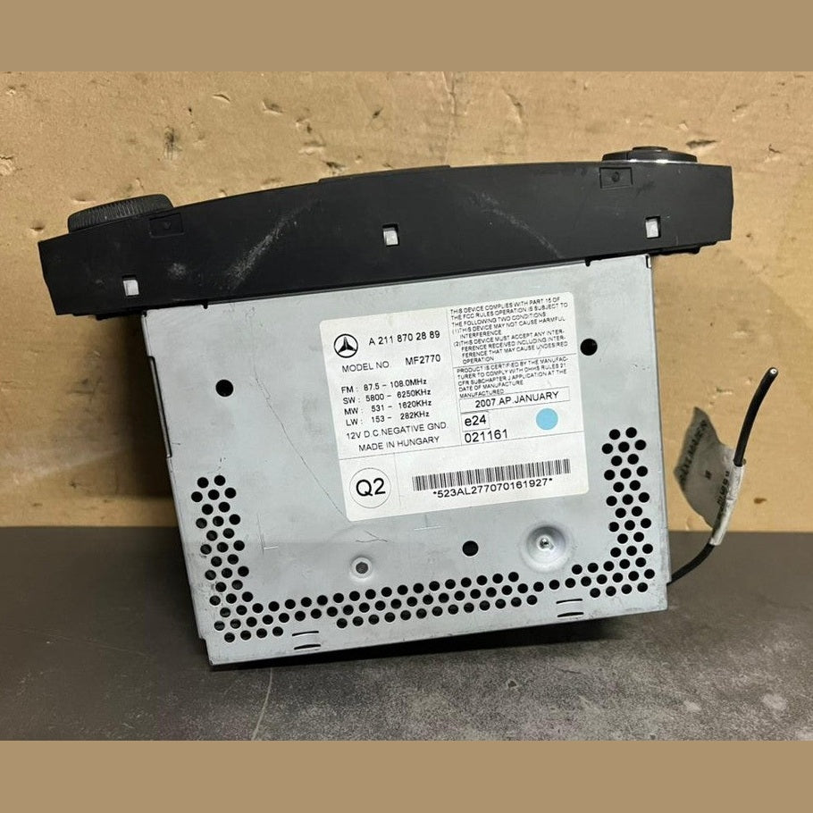 2006-2008 Mercedes W211 E-Class Radio Audio Head Unit CD Player A211 8702889 OEM